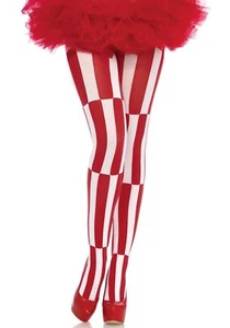 Leg Avenue 7904X Woven Opaque Striped Optical Illusion Pantyhose - Picture 1 of 3