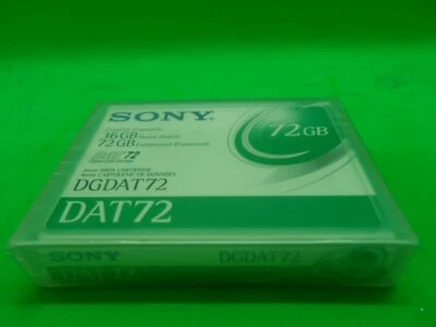 NEW Factory SEALED SONY  Data Cartridge DAT72 DDS5 Exact Part Number DGDAT72 - Image 1 of 4