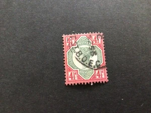 GB Queen Victoria 1887 4 & half penny used stamp A16551 - Picture 1 of 2