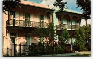 Postcard New Orleans Lousiana French Quarter Homes and Ironwork PM 1972 - Picture 1 of 2