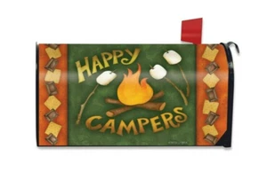 Briarwood Lane Happy Campfire Fall Magnetic Mailbox Cover - Picture 1 of 3