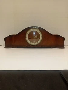 Raro orologio Westminster Carillon Mantel vintage anni 40 di fabbricazione tedesca. Con movimento Jauch - Foto 1 di 18