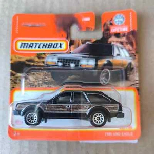 MATCHBOX Short Card MBX 1980 AMC EAGLE BLACK 22/100 - Picture 1 of 1