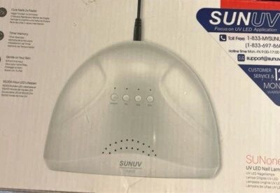 Lámpara de uñas LED SUNUV UV, secador de uñas de gel con luz UV para esmalte de uñas de gel lámpara de curado Foto 1 de 3