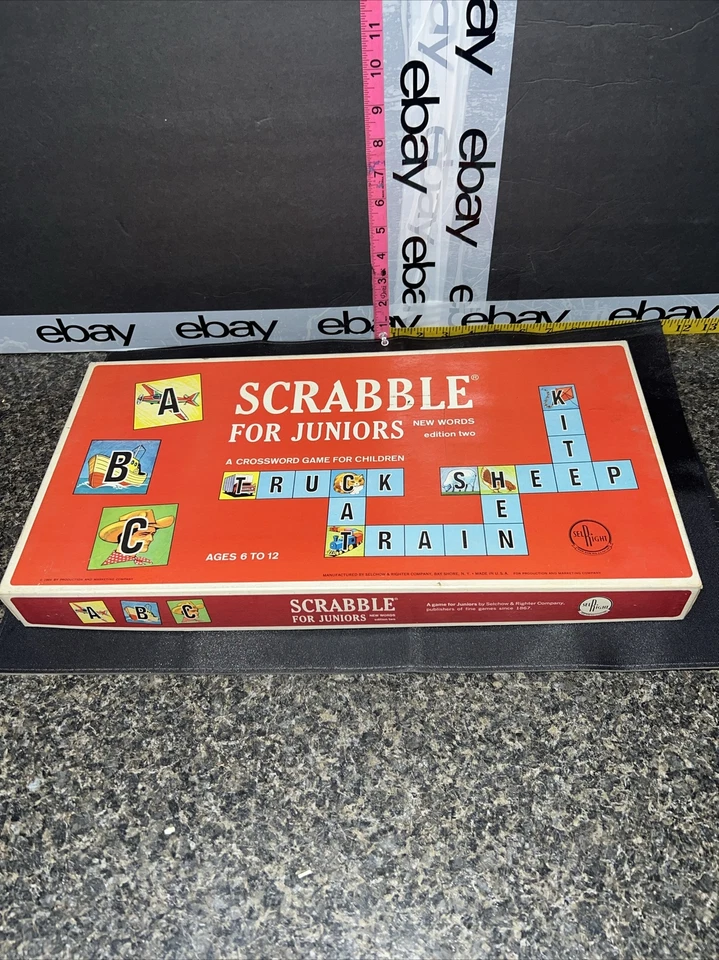 Vintage 1964 Scrabble for Juniors Edition Two Board Game - Selchow & Righter - Image 1 of 4
