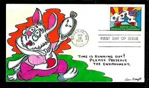1527 10c Stamp (Peter Max) PRESERVE THE ENVIRONMENT FDC - BEN KRAFT CACHET - Picture 1 of 1