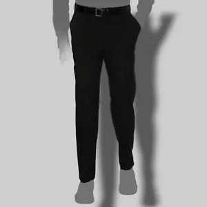 $95 Perry Ellis Portfolio 42W 30L Men's Black Classic Fit Trousers Dress Pants - Picture 1 of 1