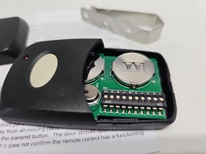 NEW (r13-1b-black) MCS308911 Garage Door Remote Opener for Linear Multi-Code - Picture 1 of 9
