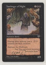 1996 Magic: The Gathering - Mirage Harbinger of Night #HANI n0n