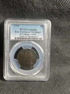 1 centavo Liberty 1794 - PCGS S-72 - Imagen 1 de 4