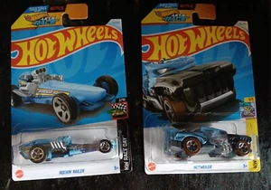 HOT WHEELS NETFLIX Rockin' Railer & Hotweiler - Picture 1 of 4