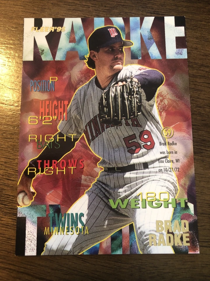 Brad Radke 1995 Fleer Update Twins #U-62  *8460* - Image 1 of 1