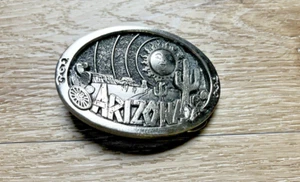 1980 Arizona Great American Belt Buckle Vintage USA Made Chicago IL. Serial #804 - Picture 1 of 8