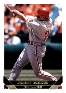 1993 Topps Gold John Kruk Foil MLB Insert PWE Phillies #340 - Imagen 1 de 2