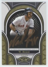 2023 TOPPS TIER 1 PRIME PERFORMERS AUTOGRAPH BRONZE #PPA-WB WADE BOGGS 23/25