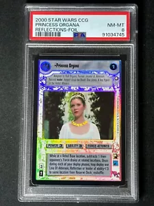 2000 Star Wars CCG Reflections Foil Princess Organa PSA Graded Card Skywalker - Picture 1 of 2