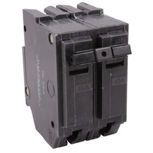 NUEVO GE 40 AMP Disyuntor HQL12140 Doble Polo ORIGINAL # G2041 - Imagen 1 de 5