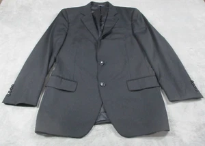 Brooks Brothers 1818 Fitzgerald Mens 100% Wool Sport Coat Blazer Black 42R 33W* - Picture 1 of 18