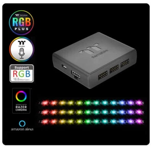 ThermalTake Pacific Lumi Plus RGB PC LED Strip 3 Pack 30cm Computer LEDs - Picture 1 of 5