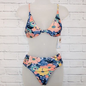 O'Neill Juniors Jadia Floral Bikini SET Size XS Triangle Top & Bottom NWT - Picture 1 of 8