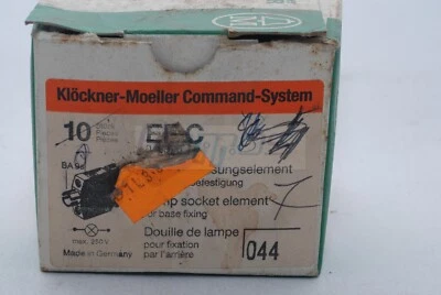 Lote EF-C de 7 Peças Suporte de Lâmpada Klockner-Moeller Estoque na Itália - Imagem 1 de 4