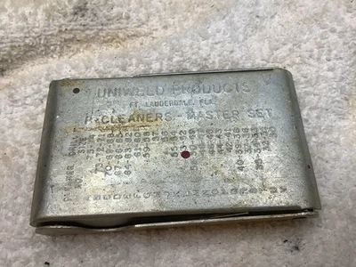 "Juego maestro de limpiadores de puntas Uniweld vintage de 3""" Foto 1 de 4