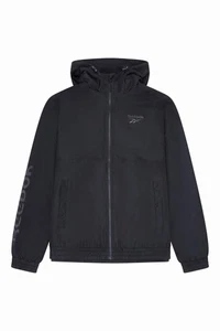 Reebok Mens Windbreaker Jacket Windrunner Black - Picture 1 of 8