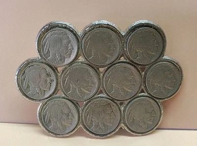 1930's Indian Buffalo  Nickel  Belt Buckle - Image 1 of 4