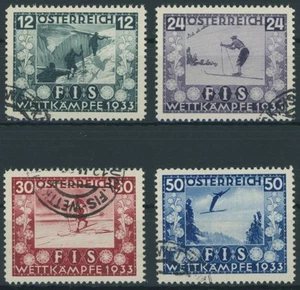 ÖSTERREICH 1918-1938 1933, FIS I, Sonderstempel, Prachtsatz - Picture 1 of 1