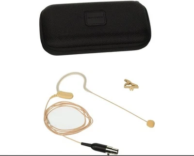 Shure MX153T/O-TQG | Omnidirectional Earset Headworn Microphone, Tan - Image 1 of 4