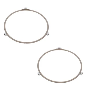 2pcs Microwave Turntable Ring Replacement - 22.2cm/8.72in Rotating Inner Ring - Picture 1 of 12