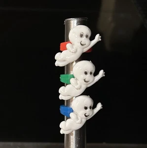 Casper The Friendly Ghost Ring in Kindergröße - alle 3 erhalten! - Bild 1 von 4