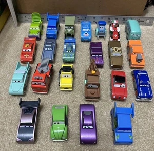 Pixar Disney Cars Holz Konvolut 23 Holzautos RAR Blitz, Boost, Rotzstab - Bild 1 von 11