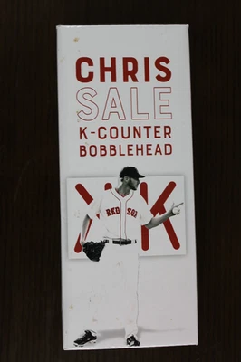 Boston Red Sox Chris Sale “K-Counter” Bobblehead SGA 13/04/18 Novo Na Caixa - Imagem 1 de 4