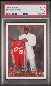 2003-04 Topps - Draft Pick LeBron James #221 (RC) - Picture 1 of 2