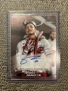2024 Topps Stadium Club - Chrome Autographs Noelvi Marte #SCCA-NM (AU, RC) - Picture 1 of 2