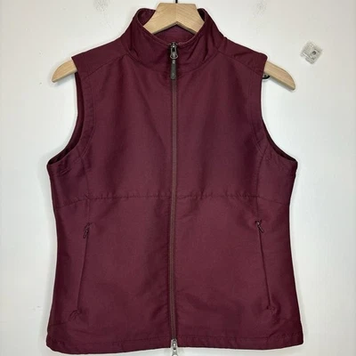 Ibex Vest Peak Climawool Womens Medium Maroon Merino Wool Gorpcore Softshell - Image 1 of 4