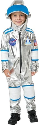 Traje de vuelo de lujo de la NASA para astronauta disfraz elegante Halloween niño pequeño Foto 1 de 3