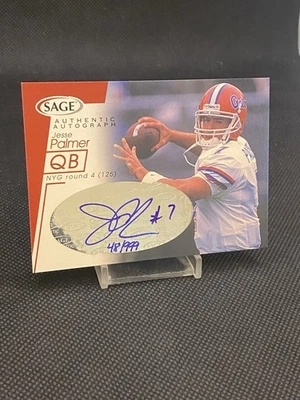 2001 Sage - Autographs Jesse Palmer #A34 Red /999 (AU, RC) The Bachelor - Image 1 of 3
