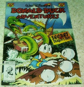 Donald Duck Adventures 34 NM- (9.2) "Secret of the Dragon's DEn" - Picture 1 of 1