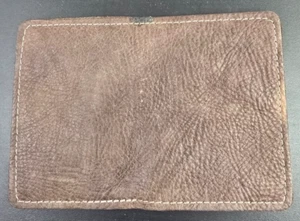 Kreditkartenetui BRAUN LEDER Handarbeit MILLENNIAL NEU Slim Design - Bild 1 von 8