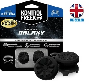 Kontrol Freek PS5 PS4 Performance FPS Thumbsticks Thumb Grips - Galaxy Black - Picture 1 of 3