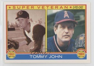 1983 O-Pee-Chee Tommy John #144