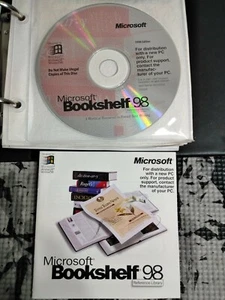 Microsoft Bookshelf 98 Reference Library CD for PC Windows 95 💥💥 - Picture 1 of 2