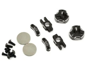Yeah Racing Aluminum CNC Magnetic Invisible Body Mount (Black) YEAYA0531BK - Picture 1 of 3