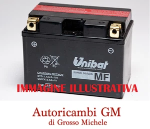Batteria Moto Unibat 12V 11.2 AH CTZ14SBS - Foto 1 di 2