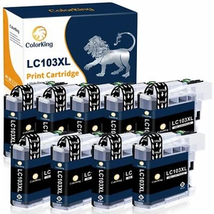 Cartuchos de tinta negra para impresora Brother LC103XL MFC-J870dw J470DW MFC-J475DW - Imagen 1 de 19