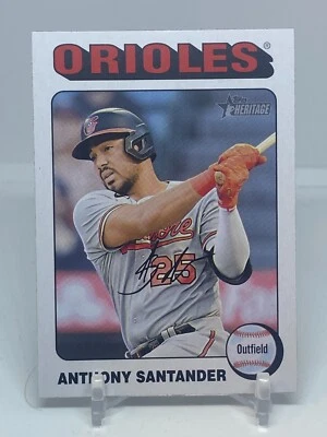 2024 Heritage white border variation Anthony Santander #9 *Free Shipping* - Image 1 of 2
