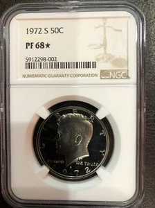 1972 S  kennedy half dollar NGC PF 68* (002) - Picture 1 of 2