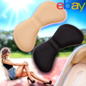 2 x Absatzgriffe Pads Futter Kissen für lose Schuhe Paar selbstklebende Fußpflege SCHNELL - Bild 1 von 12